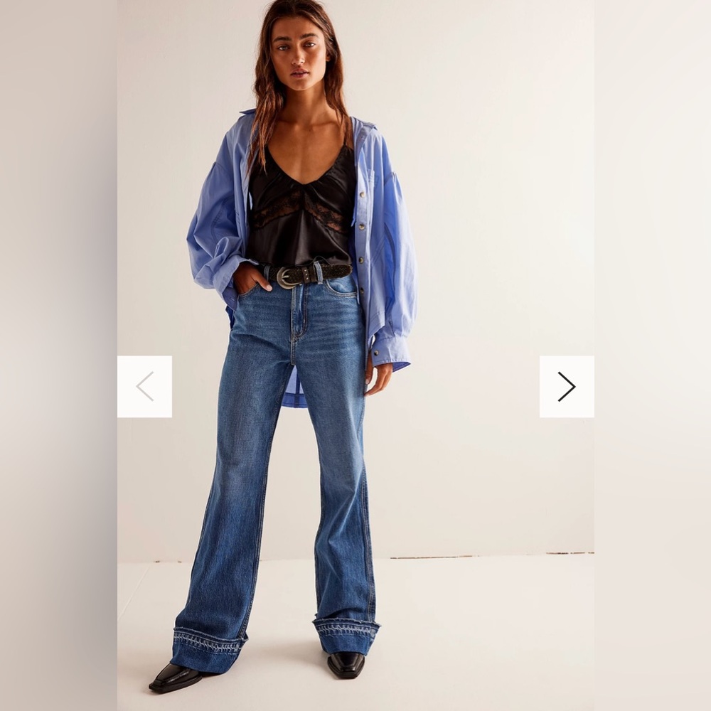 Free People We The Free Fosse Flare Jeans